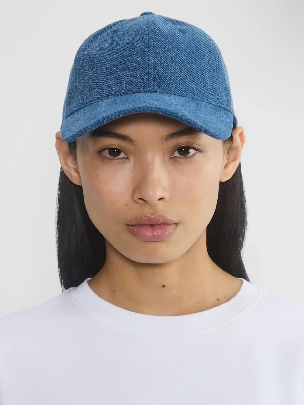 Aritzia Wilfred Vesper Denim Baseball Hat Cap